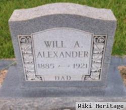 Will A Alexander