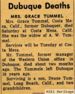 Grace Jessie Brown Tummel