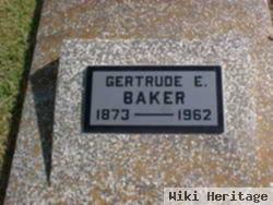 Gertrude E Baker