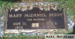 Mary Mcdaniel Berry