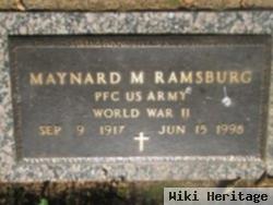 Maynard M Ramsburg