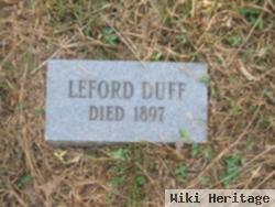 Leford Duff