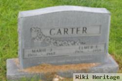 Elmer E Carter