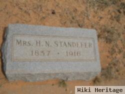 Mrs H. N. Standefer