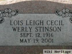 Lois Leigh Cecil Werly Stinson