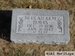 Beulah Pearl Ulm Davis