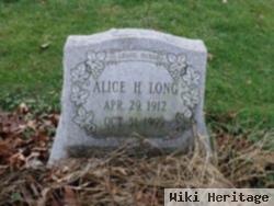 Alice H Long