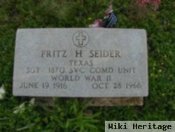 Fritz H. Seider