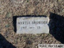 Myrtle Browder Garrett