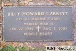 William Howard "billy" Garrett