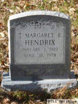 Margaret E Derbonne Hendrix