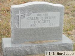 Callie Safronia Lowder Doggett