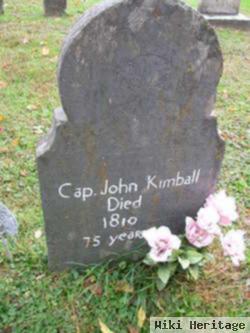 Capt John Kimball