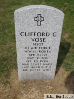 Clifford G Vose