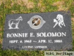 Bonnie E Solomon