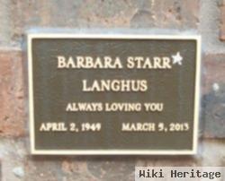 Barbara Starr Langhus