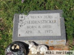 Becky Jean Seidensticker