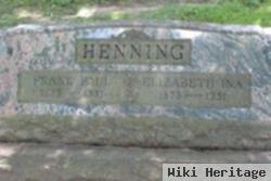 Elizabeth Ina Haberman Henning