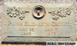 Plina Elizabeth "lizzie" Edwards Crosby