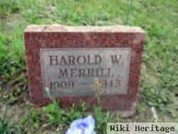 Harold Walter Merrill