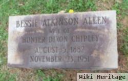 Bessie Atkinson Allen Chipley