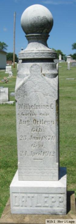 Wilhelmina C "minnie" Elstroth Ortlepp