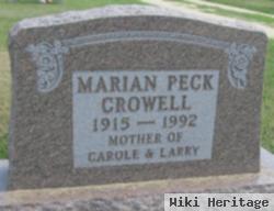 Marian Mae Peck Crowell