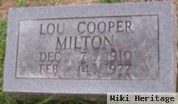 Nannie Lou Cooper Milton