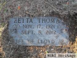 Tennessee Zetta Walton Thomas