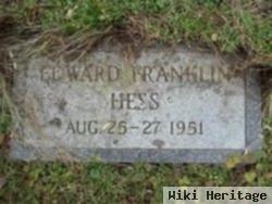 Edward Franklin Hess