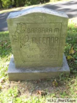 Barbara M Fleenor