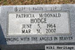 Patricia Reed "patty" Mcdonald Hodge