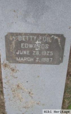 Betty Foil Edwards