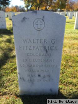 Walter G Fitzpatrick