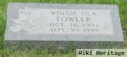 Winola "winnie Ola" Sasse Fowler