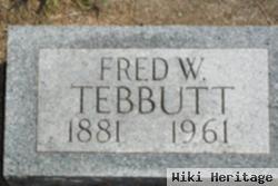 Fredrick William Tebbutt