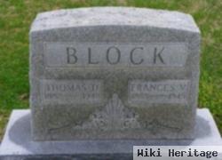 Frances V Block