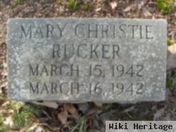 Mary Christie Rucker