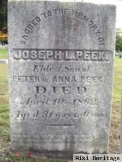 Joseph L Peek