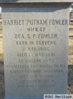 Harriet Putnam Fowler