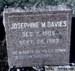 Josephine M Davies