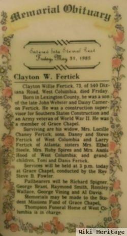 Clayton W. Fertick