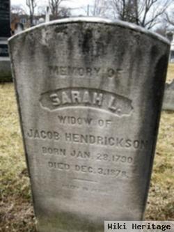 Sarah L Vandeveer Hendrickson