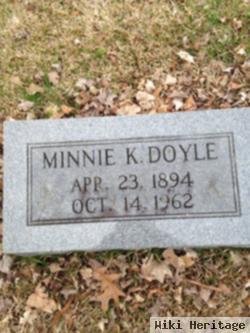 Minnie K Doyle