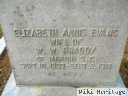 Elizabeth Annis Evans Braddy