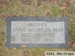 Anna Mathilda Rian