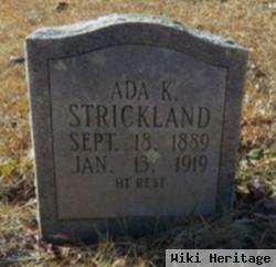 Ada K Strickland