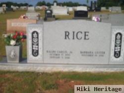 Ralph Carlis Rice, Jr