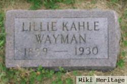 Lillie Kahle Wayman