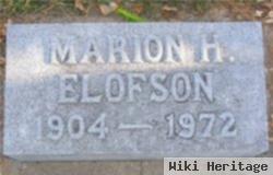 Marion Harlow Elofson